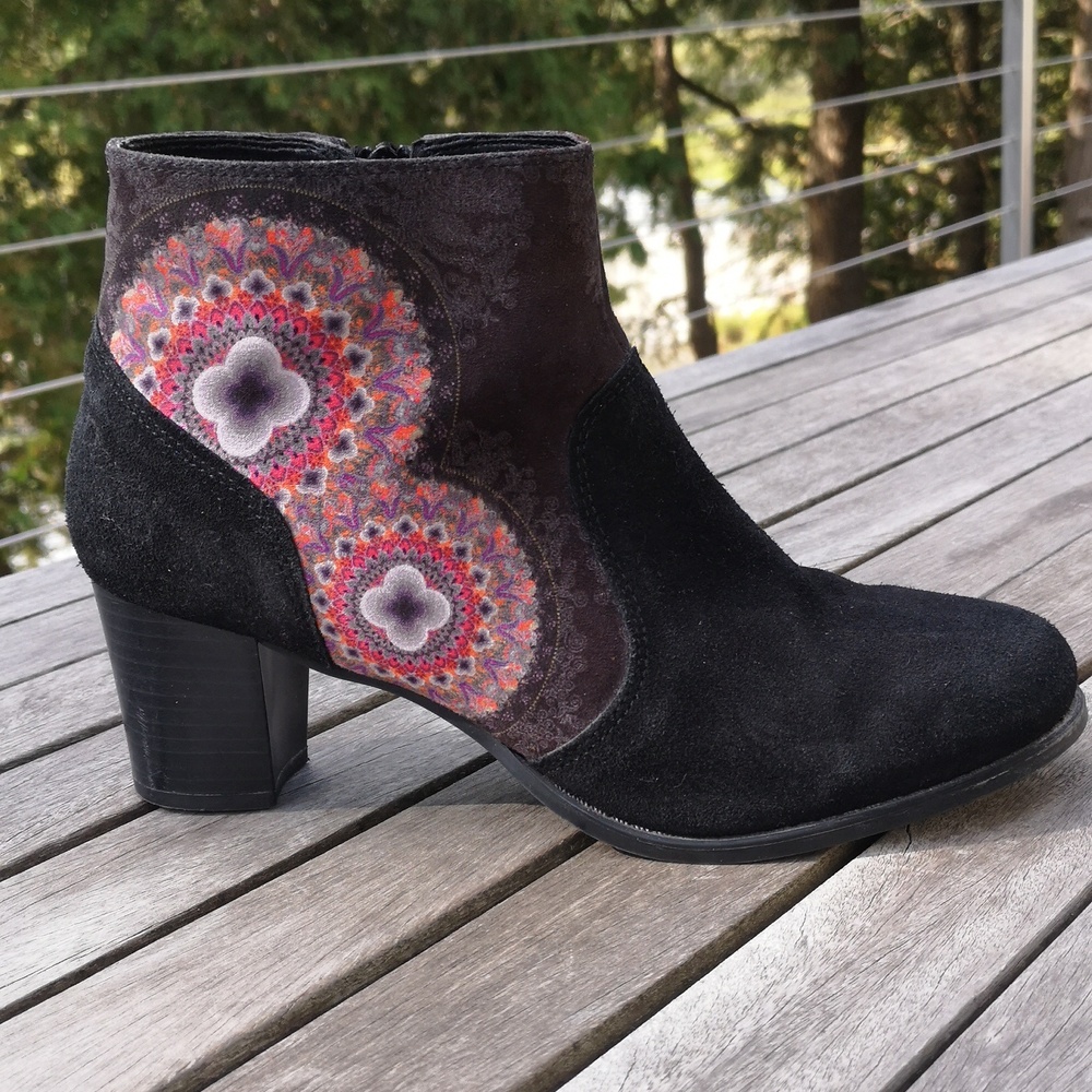 Desigual leather ankle boots